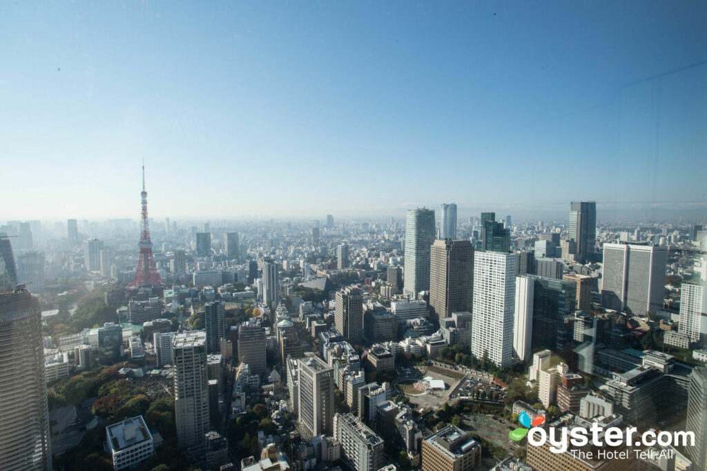 Vista de Tóquio a partir do Andaz King Standard Room no Andaz Tokyo Toranomon Hills