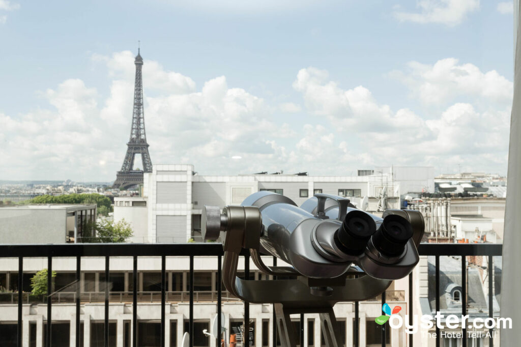 Vista, de, torre eiffel, em, paris