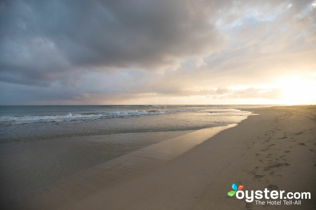 A glorious sunrise at the Excellence Punta Cana, Dominican Republic.