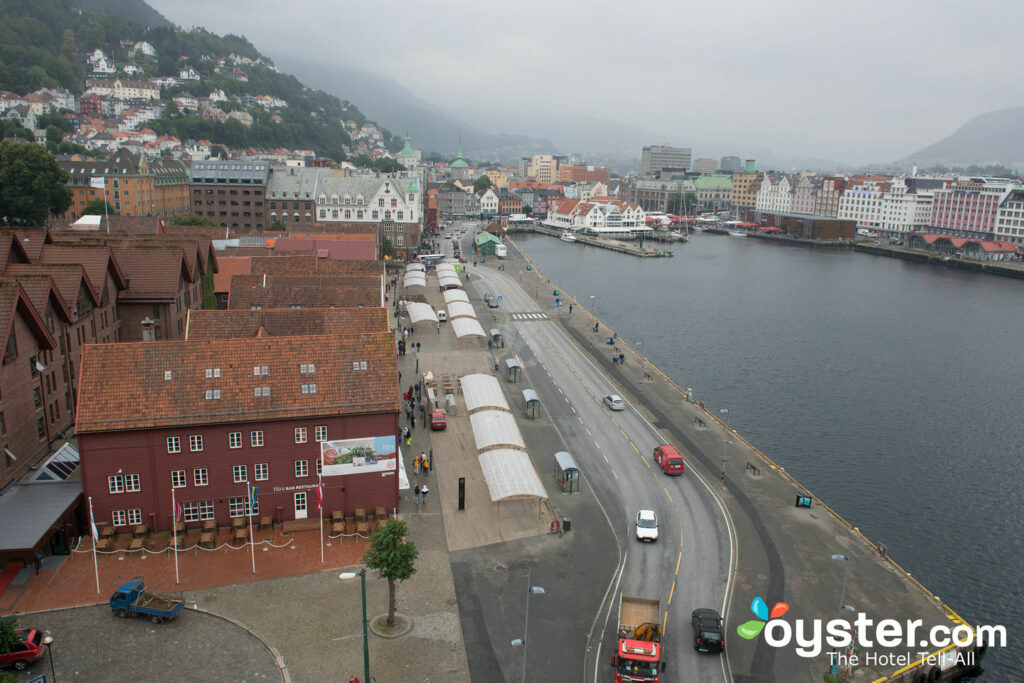 Vista dal Clarion Collection Hotel Havnekontoret / Oyster