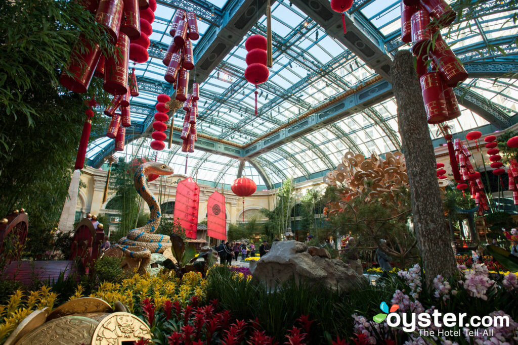 You can now dine inside the Bellagio Conservatory on Las Vegas Strip