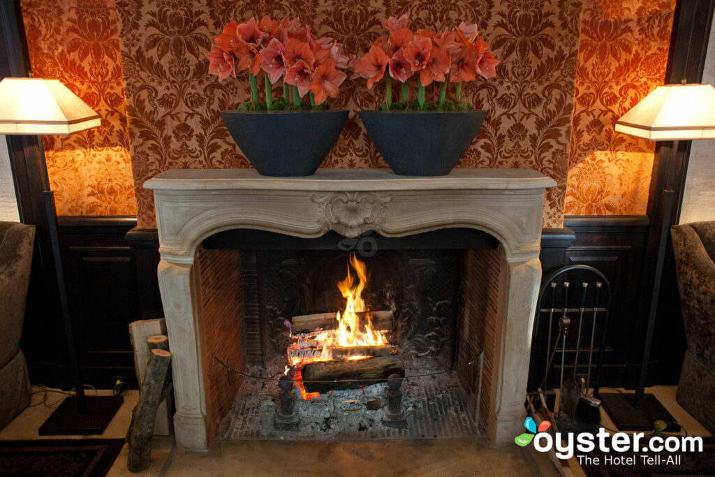 Fireplace at Le Pavillon de la Reine/Oyster