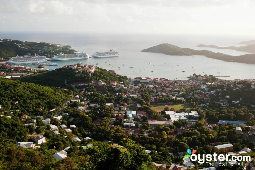 Blick vom Skyline Drive in den Virgin Islands