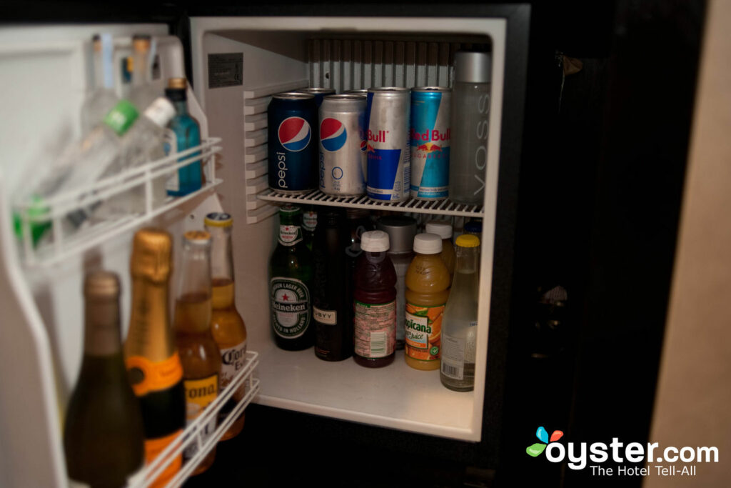 El minibar en el W New York Union Square.