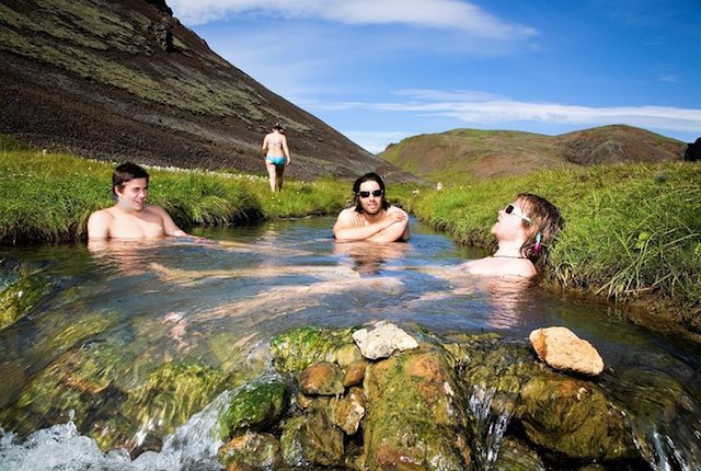 Reykjadalur Hot Springs, Iceland/Viator