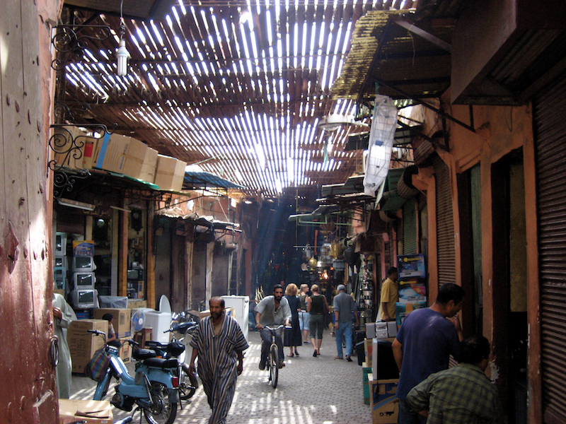 Souk a Marrakech; Evan Williams / Flickr