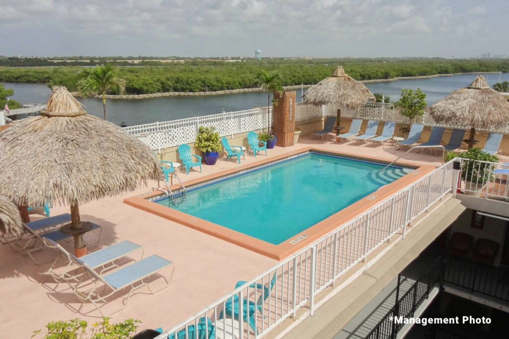 Rooftop pool at the Rooftop Resort