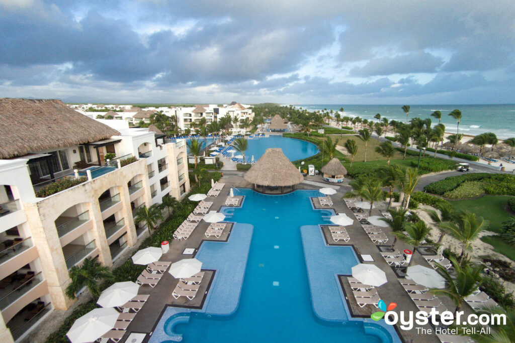 Veduta aerea dell'Hard Rock Hotel & Casino Punta Cana