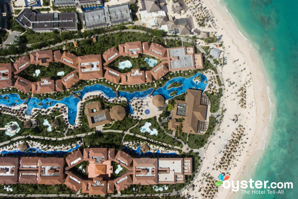 Vista aérea no Majestic Colonial Punta Cana