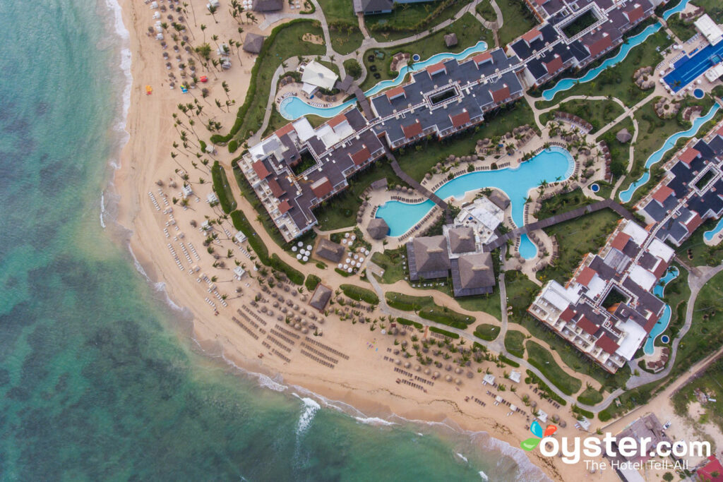 Vista aérea do Breathless Punta Cana Resort & Spa