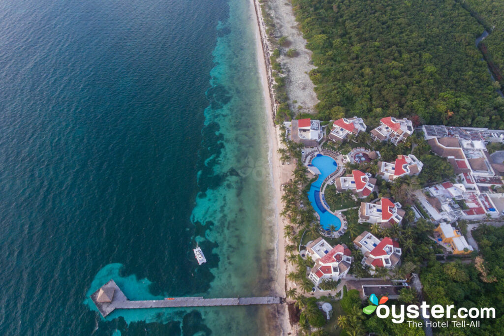 Vista aérea del Desire Riviera Maya Pearl Resort