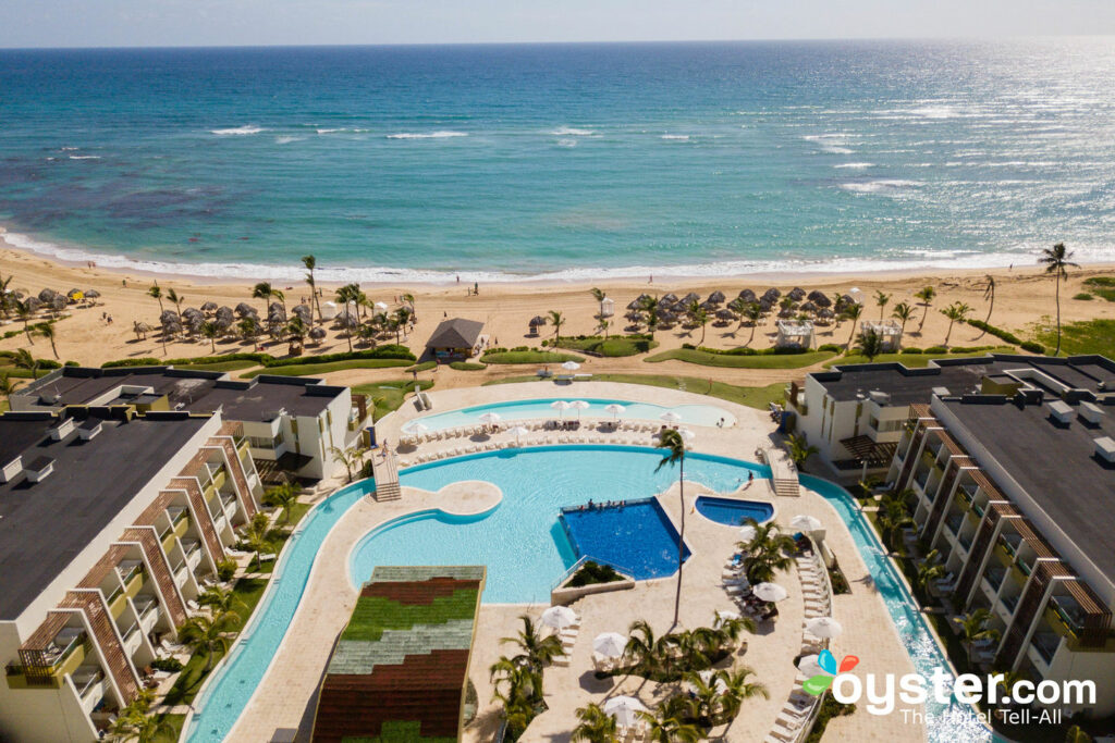 Aerial View of Now Onyx Punta Cana All Inclusive Resort