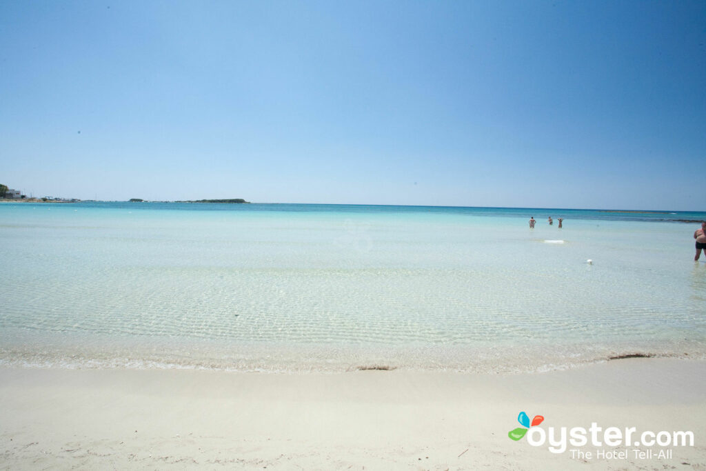 Beach at Hotel Blu, Porto Cesareo