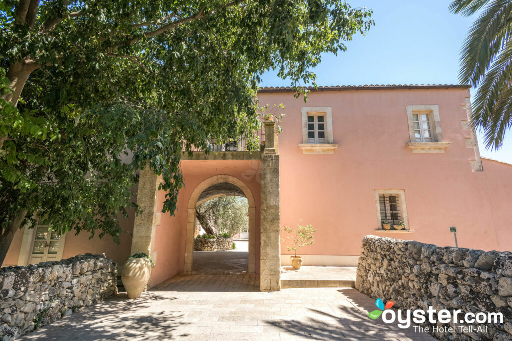 Entrada, de, masseria, degli, Ulivi, em, noto