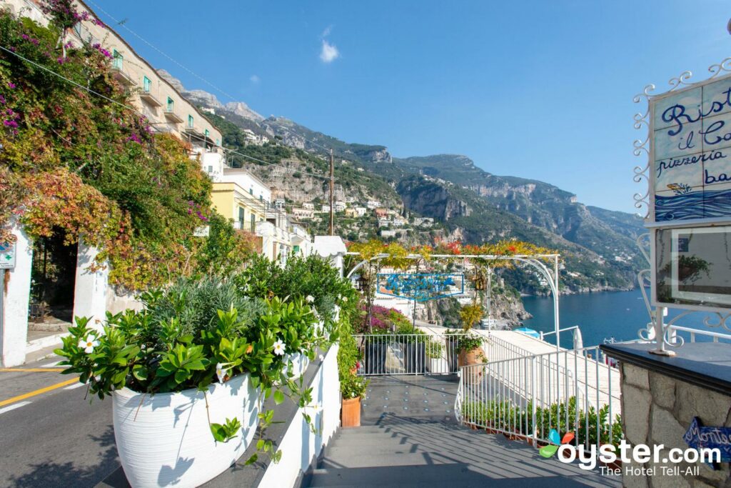 Entrance at Hotel Montemare, Amalfi Coast