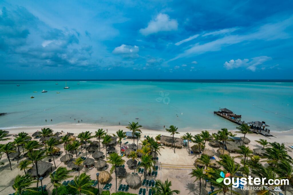 The View from the Master Suite at Barcelo Aruba