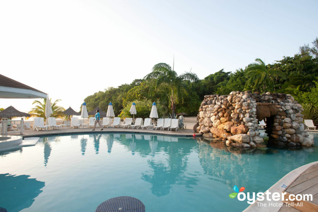 Nude Beach Pool at Couples Sans Souci