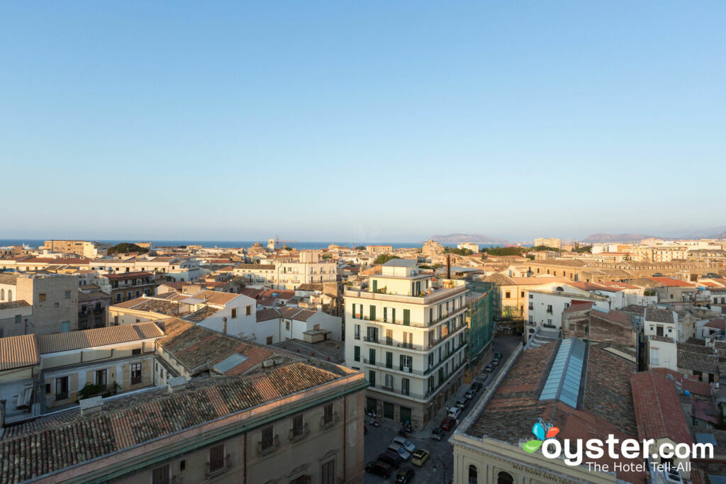 Vista desde el Hotel Ambasciatori en Palermo.