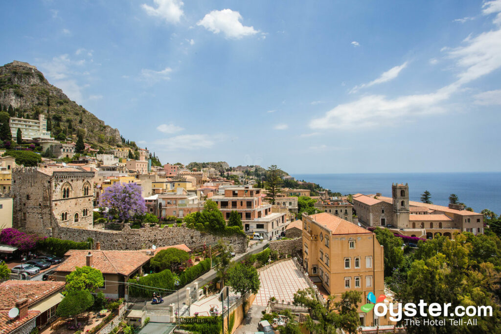 Blick vom Excelsior Palace Hotel in Taormina