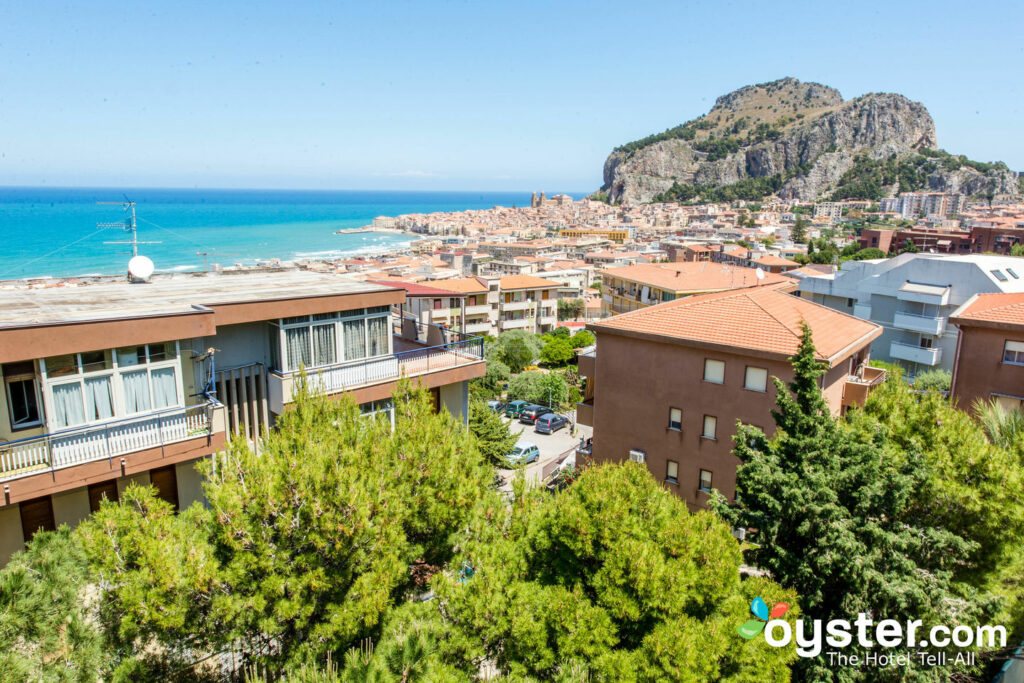 Blick vom Hotel Villa Belvedere, Cefalu