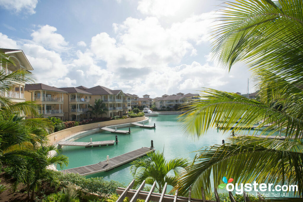 Vista dalla villa con 3 camere da letto del Landings Resort & Spa St. Lucia