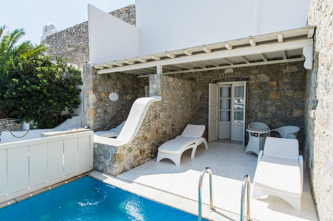 La Chambre Double Supérieure avec Piscine Privée à l' Hôtel Palladium / Oyster