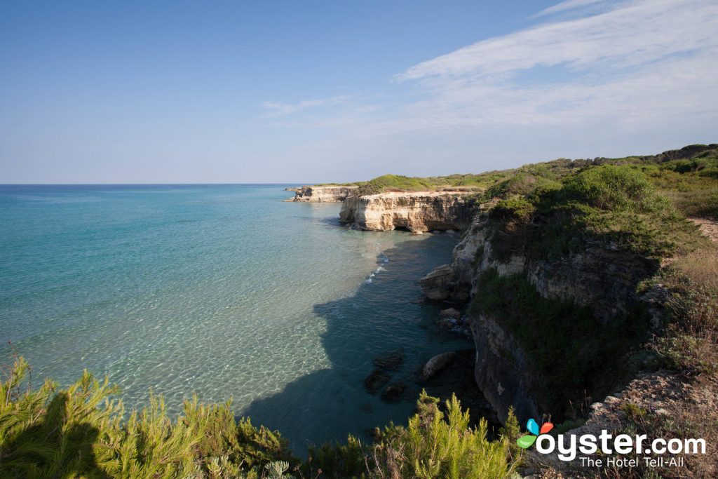 Strand im Hotel Solara in Otranto / Oyster