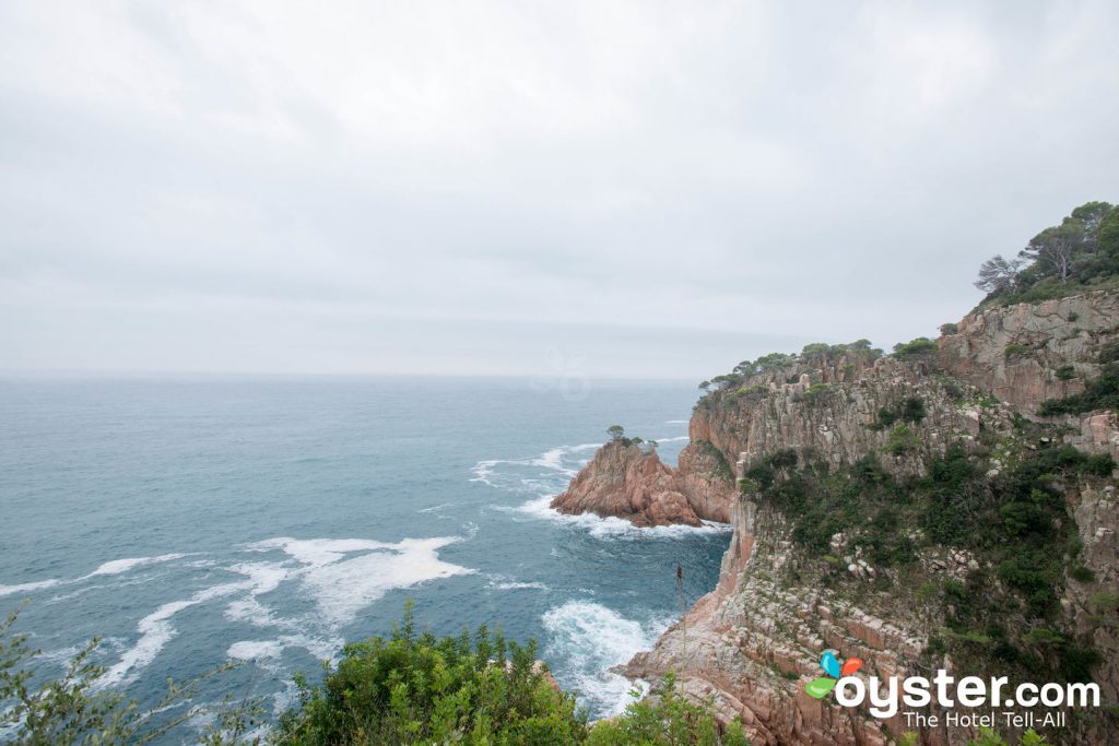 O litoral acidentado perto de Begur.