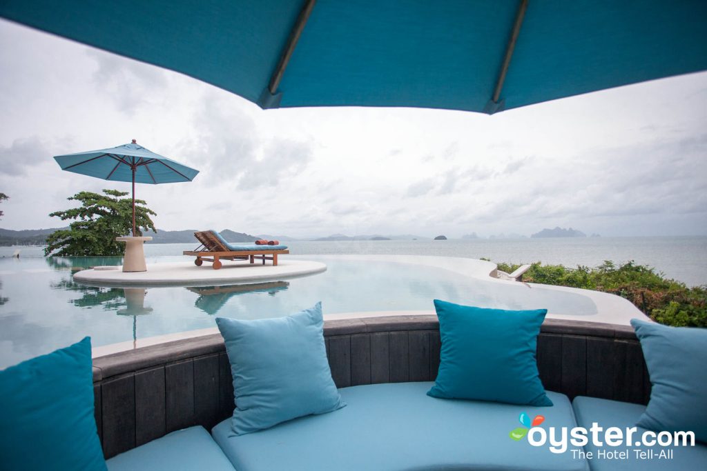 Vista desde el Royal Horizon Pool Villa en The Naka Island