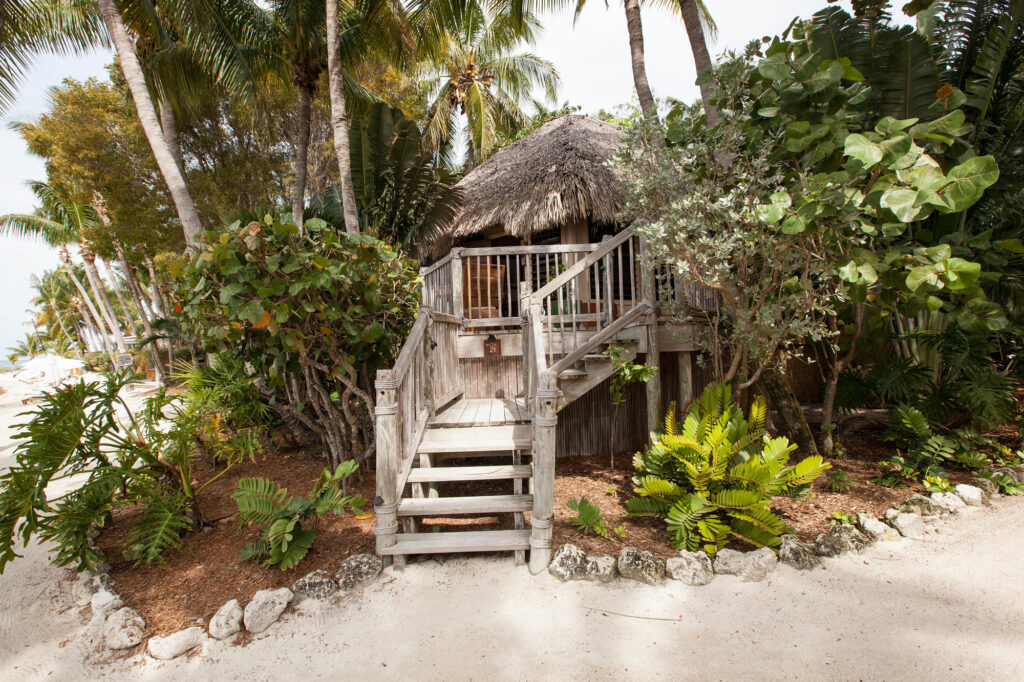 Extérieur de la suite Escape au bord de la plage, Little Palm Island Resort & Spa