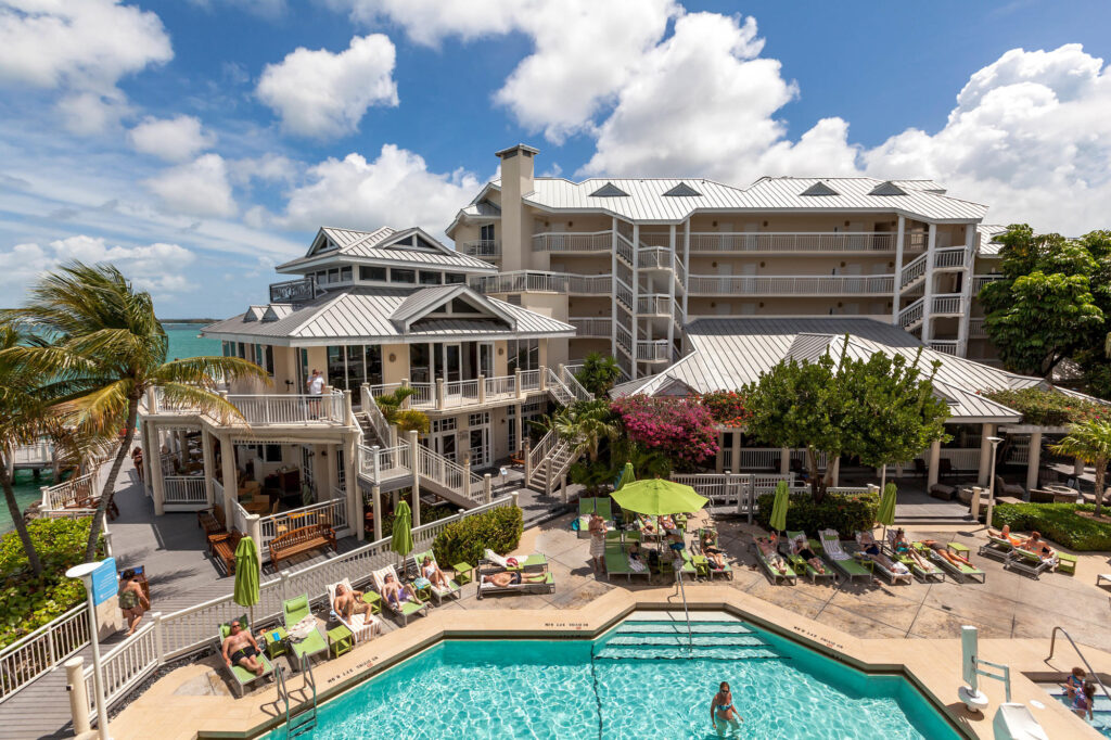 Pool and Hotel Exterior at Hyatt Centric Key West Resort and Spa