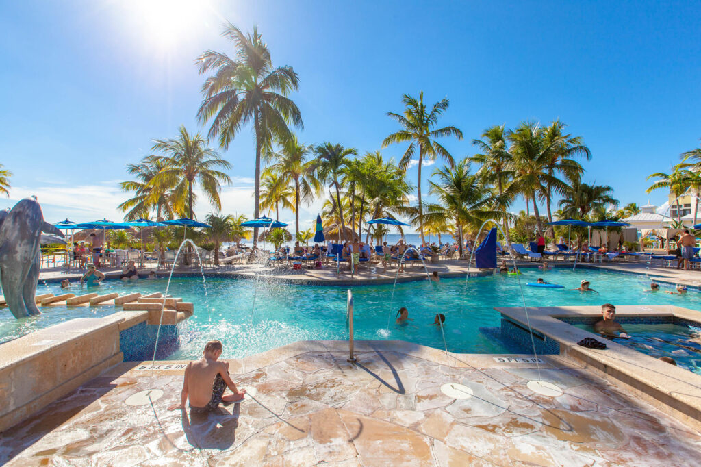 Piscina presso il Key Largo Marriott Beach Resort