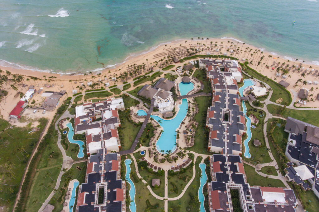 Aerial View of Breathless Punta Cana Resort & Spa