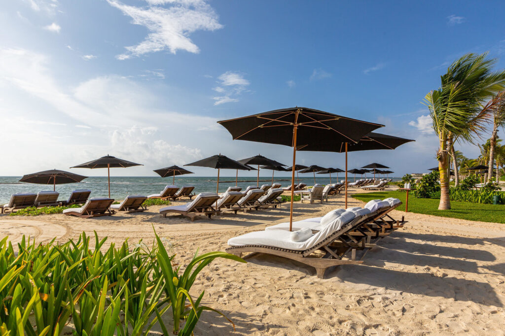 Beach at Rosewood Mayakoba