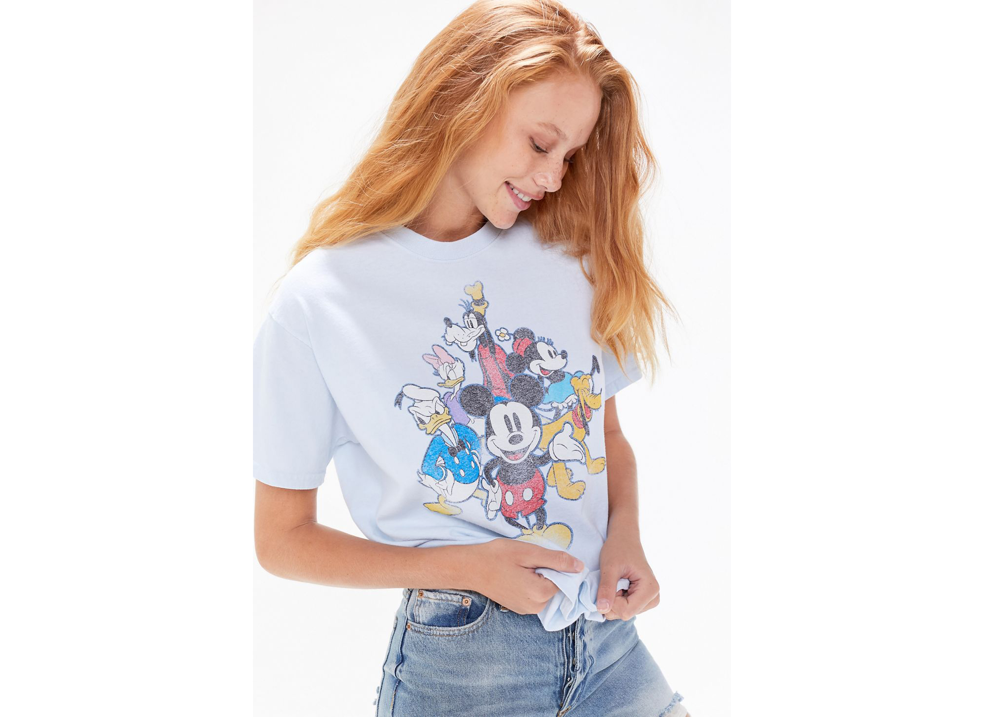 Mickey And Friends Washed Tee from Urban Outfitters