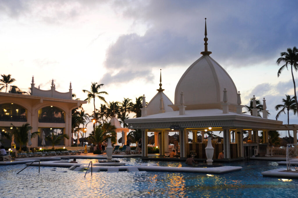 The Outdoor Pool at the Hotel Riu Palace Aruba
