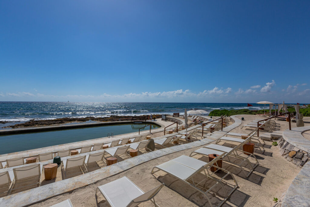 Oceanfront Pool at TRS Yucatan Hotel