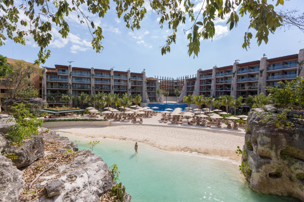 Beach at Hotel Xcaret Mexico