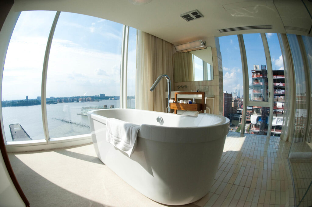 Bathroom in The Hudson Studio at The Standard, High Line New York