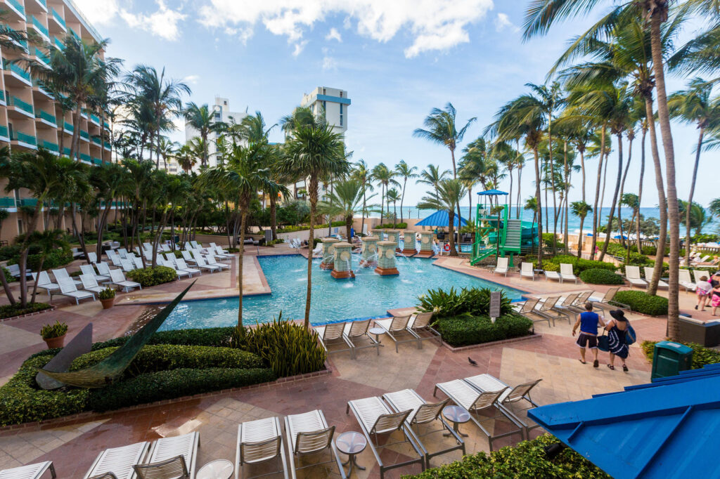 The Pool at the San Juan Marriott Resort & Stellaris Casino Puerto Rico