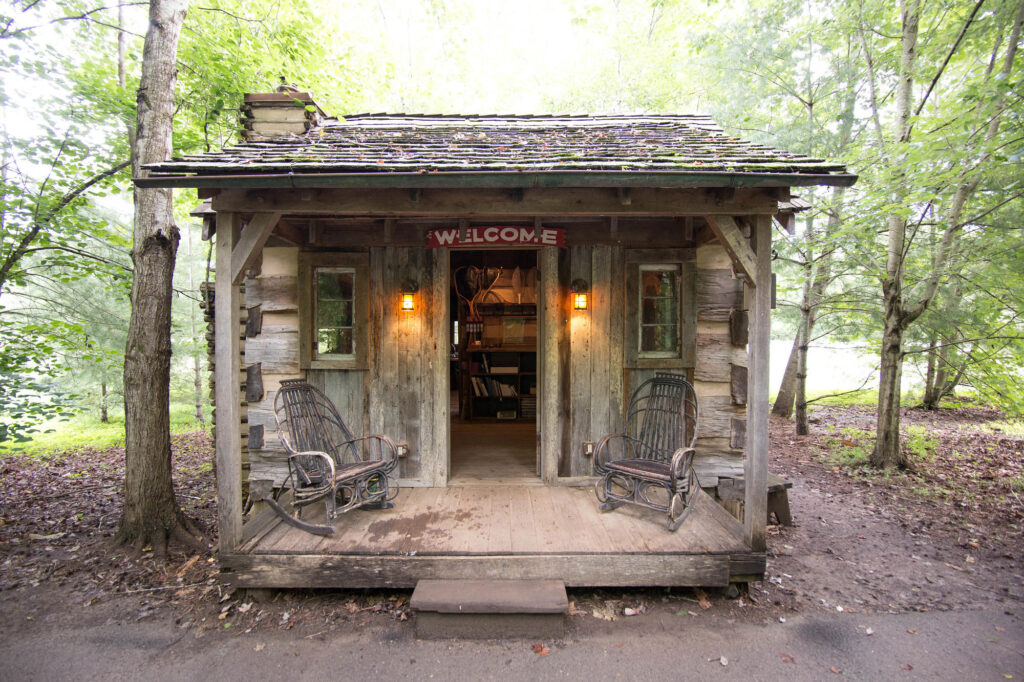 Small amenities cabin at the Blackberry Farm