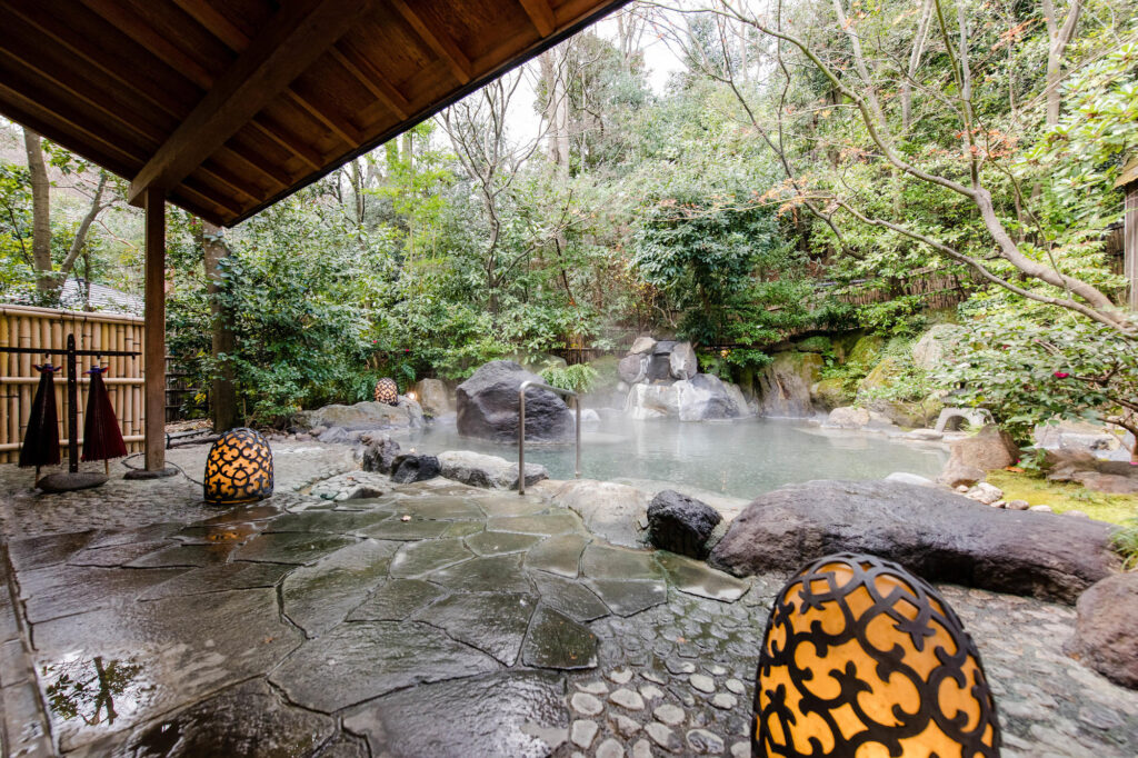 Men's Hot Spring Bath at the Gora Kadan