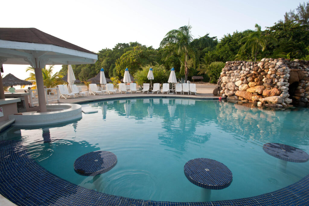 Nude Beach Pool at Couples Sans Souci, Jamaica