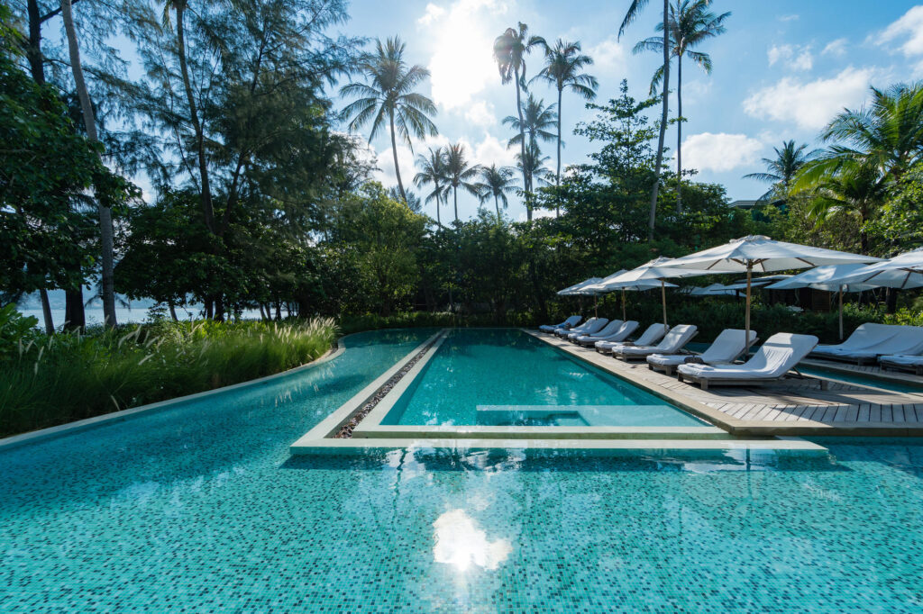 Pool at the Rosewood Phuket