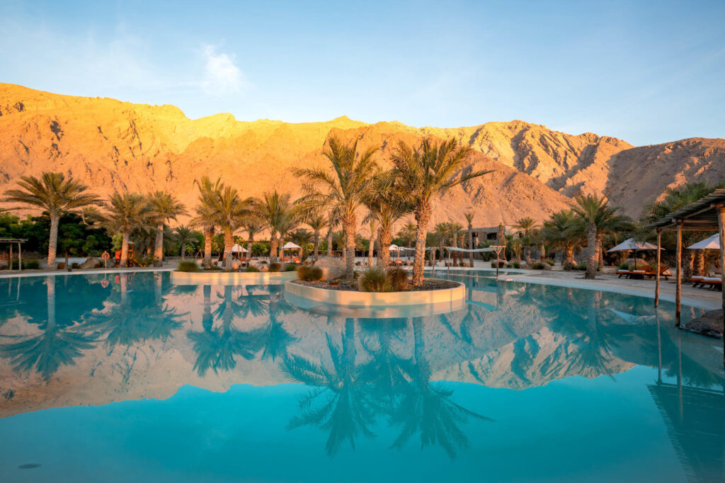 The Saltwater Pool at Six Senses Zighy Bay