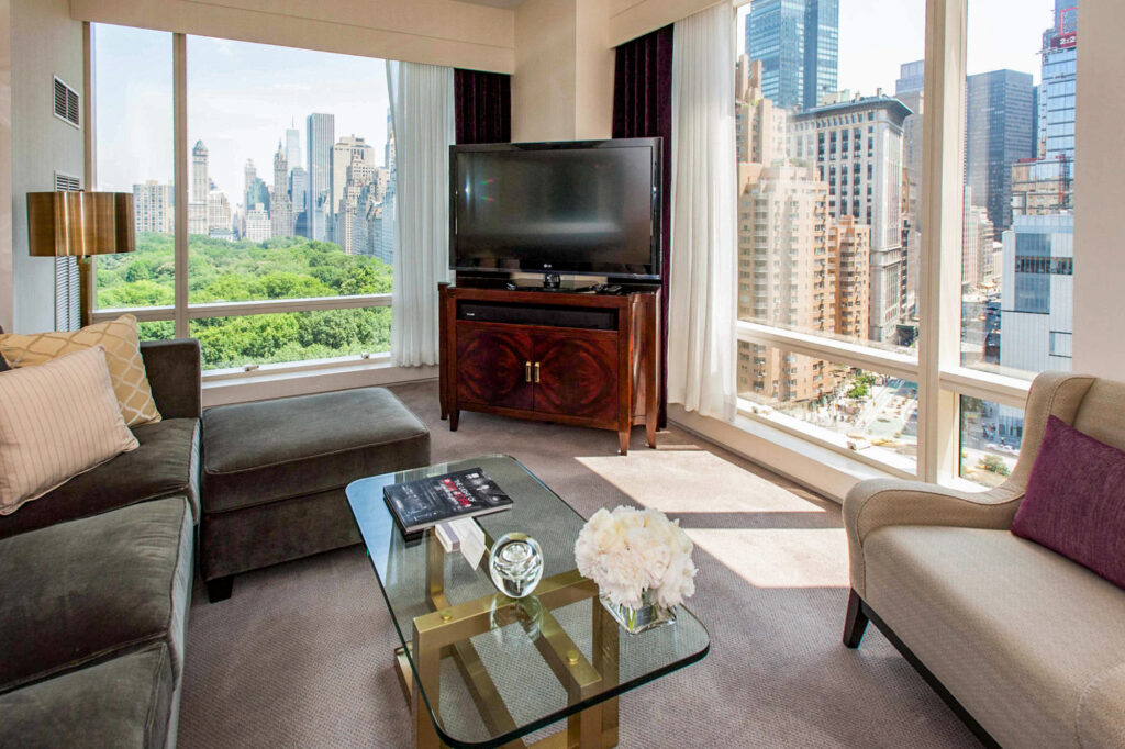 The Two-Bedroom Park-View Suite at the Trump International Hotel And Tower