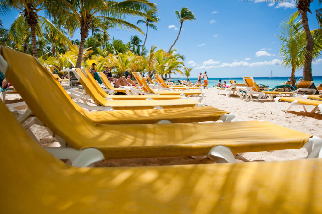 Beach near La Romana in the Dominican Republic