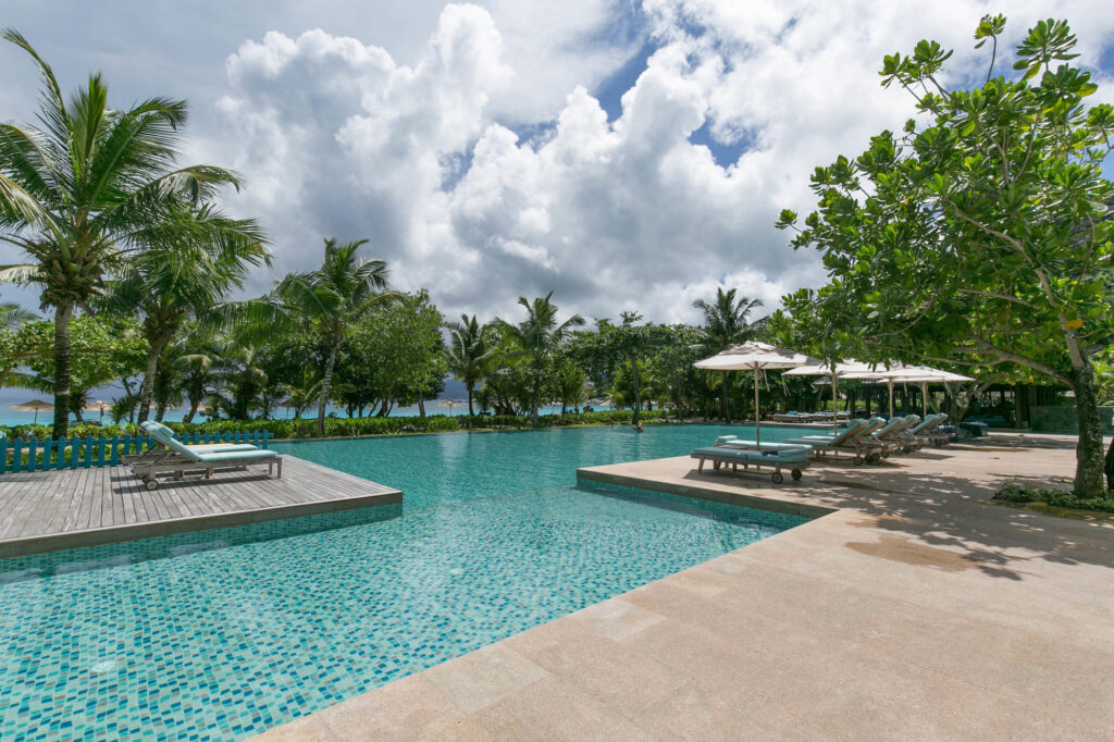The Pool at the Four Seasons Resort Seychelles