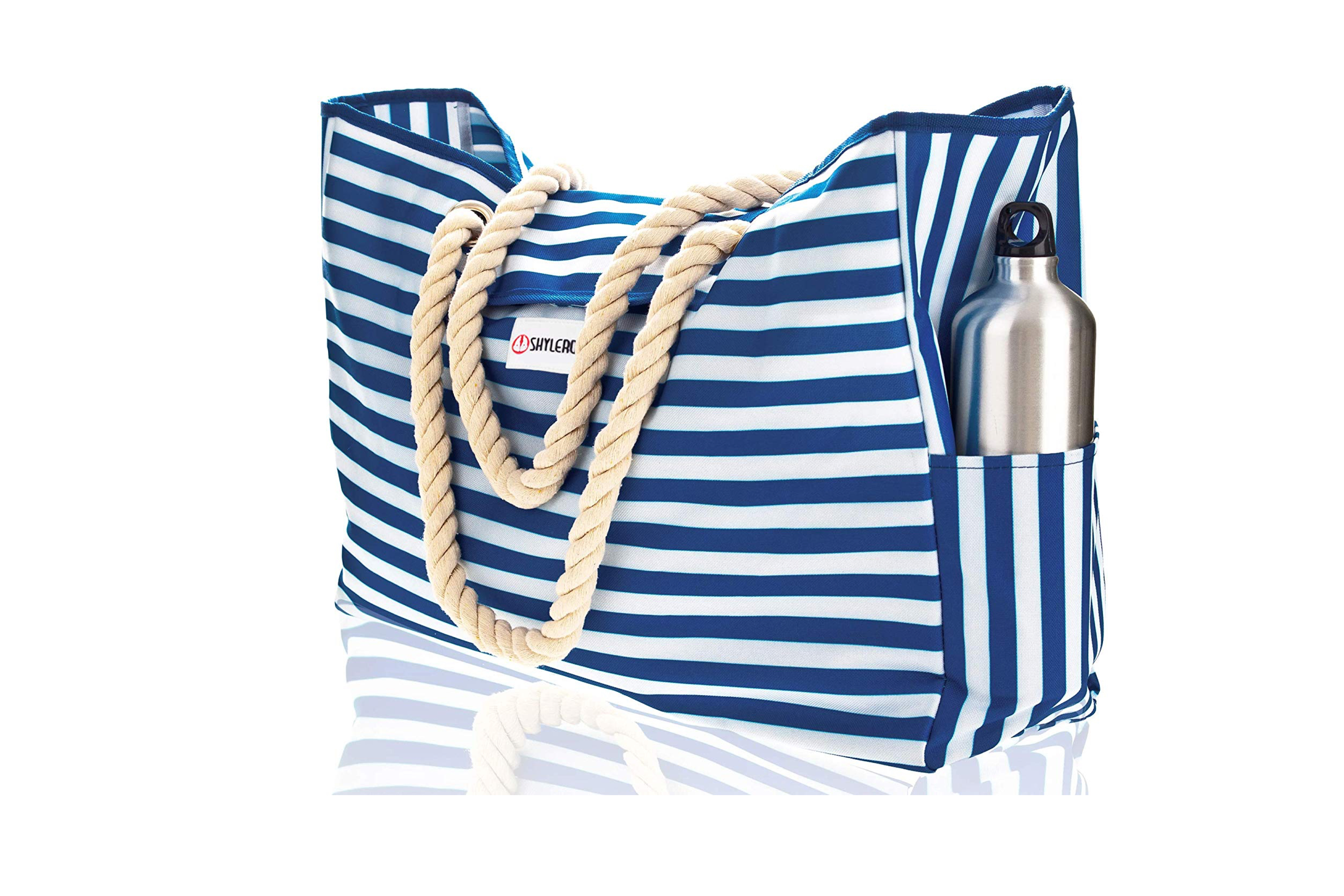 The Shylero Striped Beach Bag