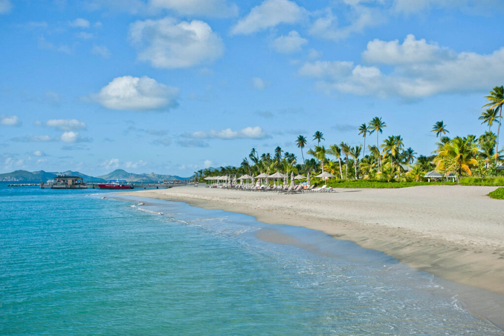 Beach at the Four Seasons Resort Nevis